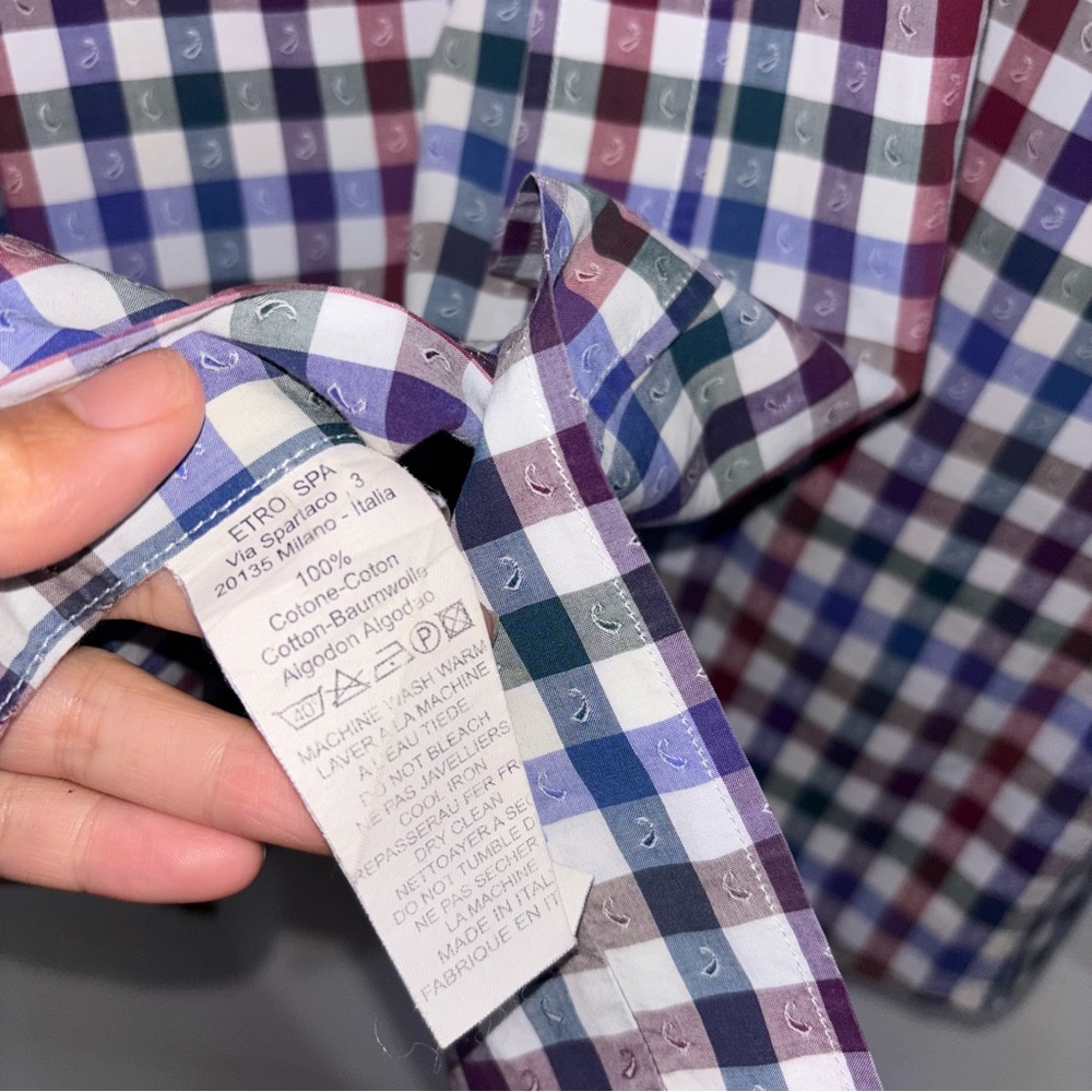 ETRO Dress Shirt Size 42 - Picture 3 of 4
